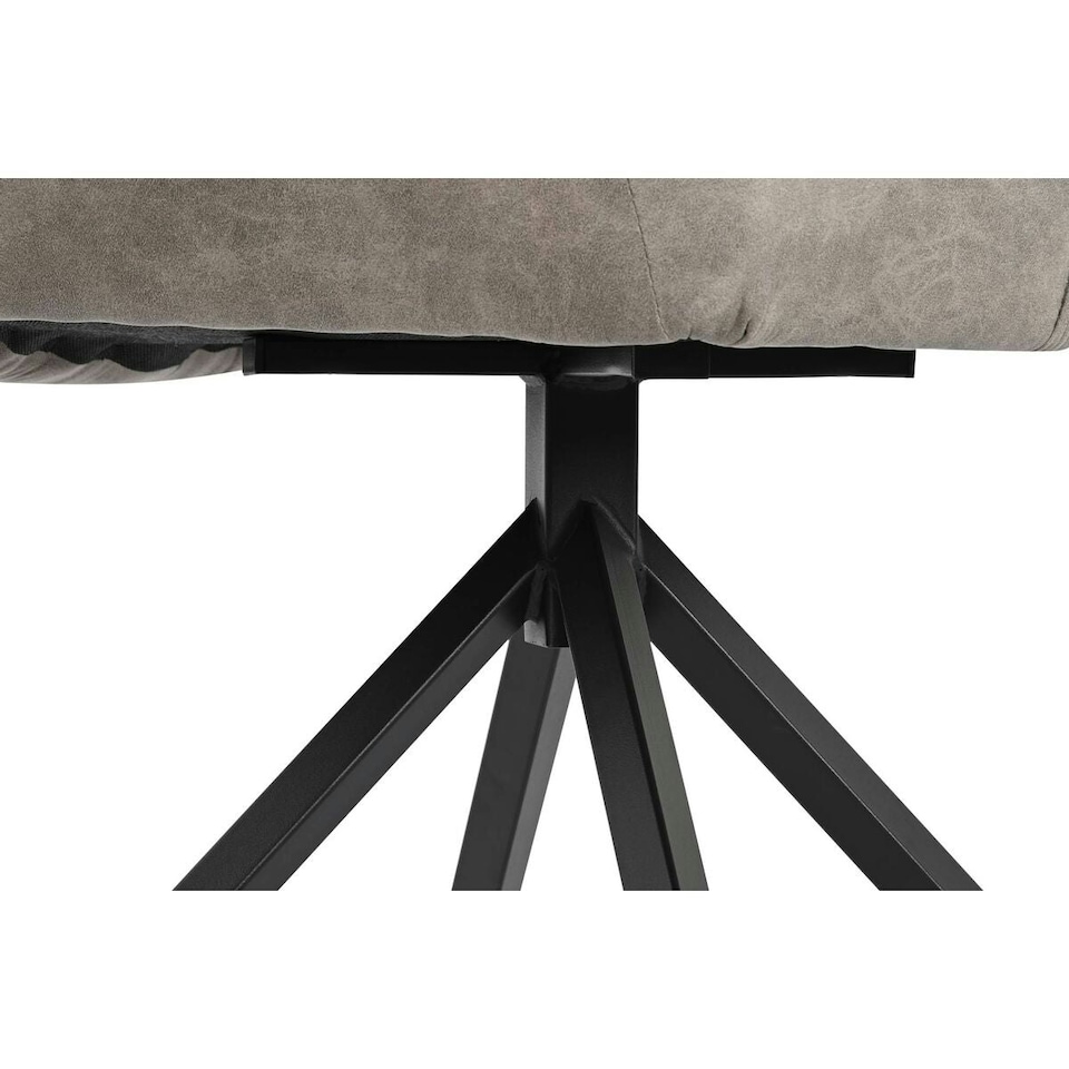 image 1 of Chair DKD Home Decor Black Grey 55 x 58 x 83 cm Grey