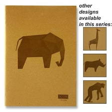 A3 80 Pages 110gsm Animalia Design Kraft Sketch Book by Icon Art