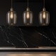 image 6 of CGC Lighting Lorna Smoked Glass Cylinder Lampshade