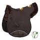 image 4 of Rhinegold Luxe Fur Vented Numnah Brown | Colour: Brown/Brown
Size: Cob