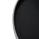 image 4 of Interiors by Premier Modern Monochrome Set of 2 Side Tables, Round Wooden Tables with Raised Edges, Sleek Black Tables