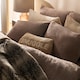 image 3 of OHS Thermal Soft Teddy Fleece Duvet Cover Bedding Set | Brown | Mink | King