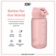 image 5 of Leak Proof Kids Water Bottle, BPA Free, 350ml (12oz) | Pink | Rose Quartz | One Size