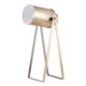 image 2 of First Choice Lighting Set of 2 Antique Brass Tripod Spotlight Style Table Lamp Bronze