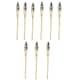 image 1 of Black Bamboo Torch Lanterns - Outdoor Garden Oil Patio Lights