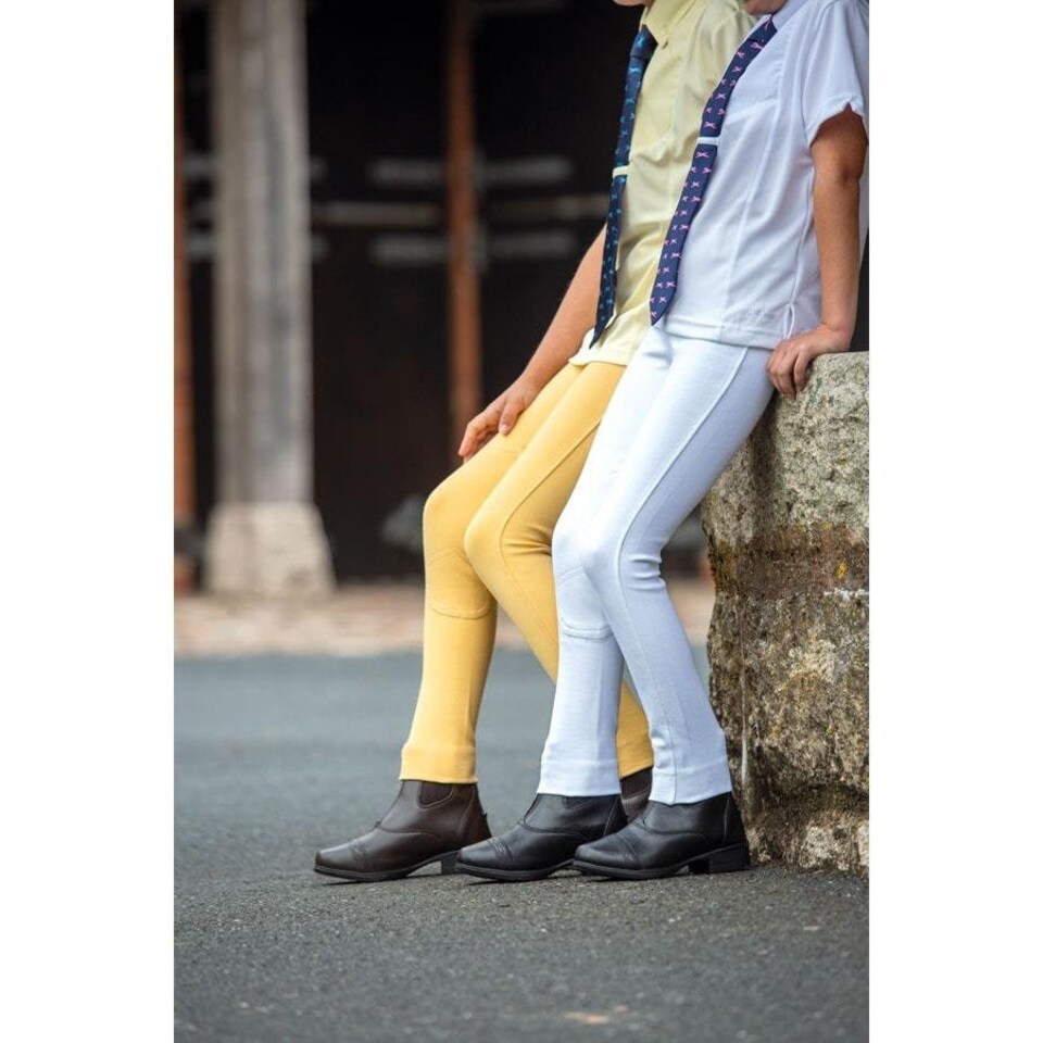 image 1 of Shires Saddlehugger Jodhpurs - Maids White | Size: 11-12 Years
Colour: White