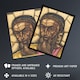 image 2 of St Luke Stained Glass Design Holst Huge Wall Art Print 18X24 In