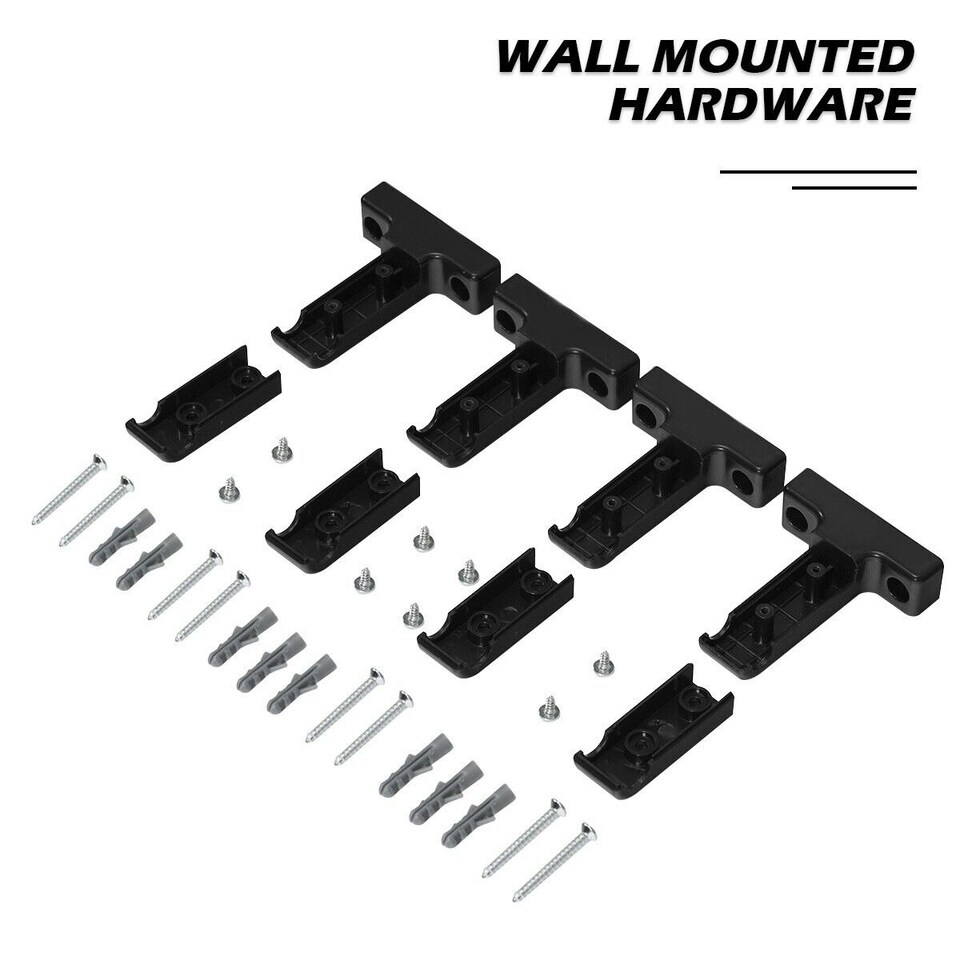 image 1 of COSTWAY 5 Panel Fireplace Fence Room Divider Black