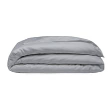 Belledorm 400 Thread Count Egyptian Cotton Oxford Duvet Cover - Platinum - Superking