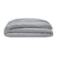 image 1 of Belledorm 400 Thread Count Egyptian Cotton Oxford Duvet Cover - Platinum - Superking