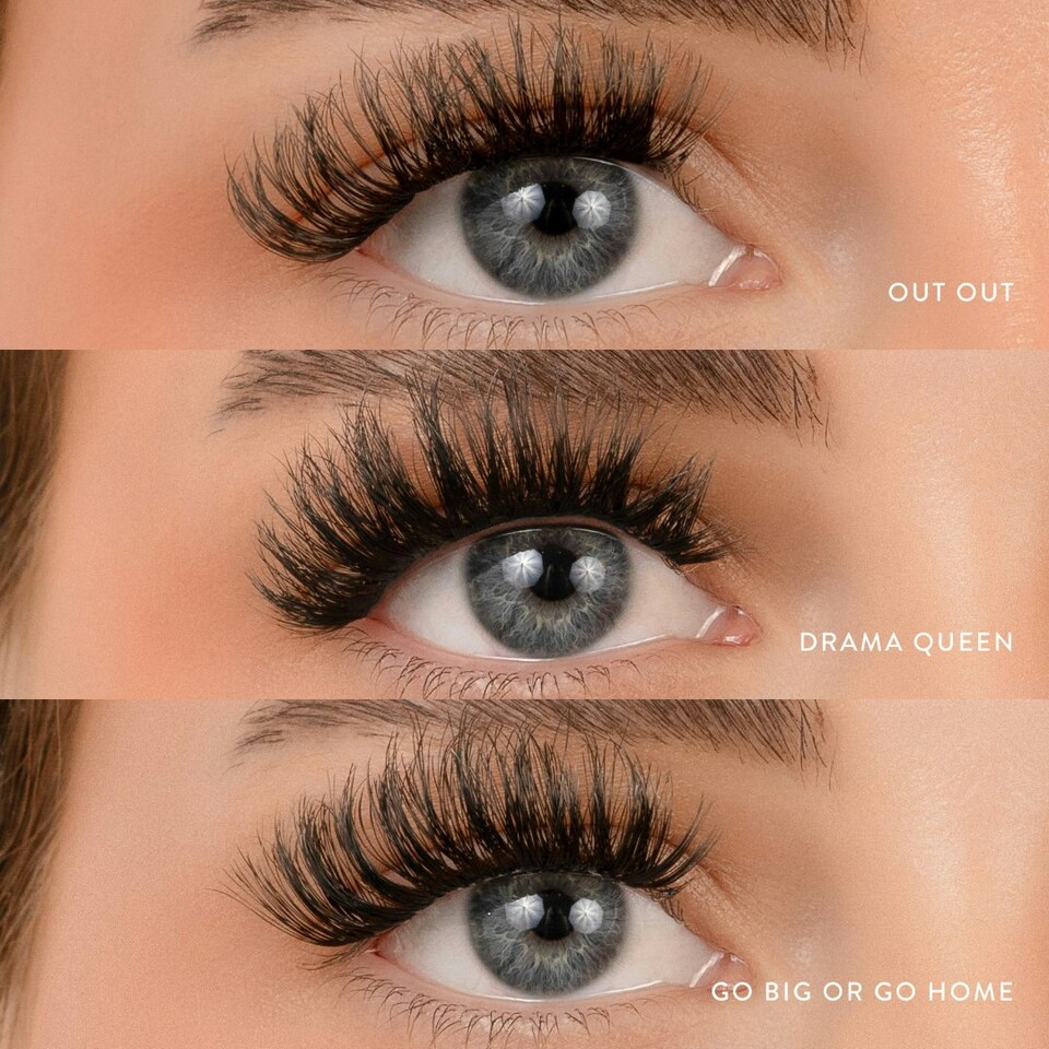 image 1 of House Of Amor - Eyelash Extensions - The Glam Collection - Pre Mapped Multipack -
