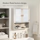 image 2 of Vonhaus Victoria Stone Bathroom Mirror Cabinet Wall Mounted