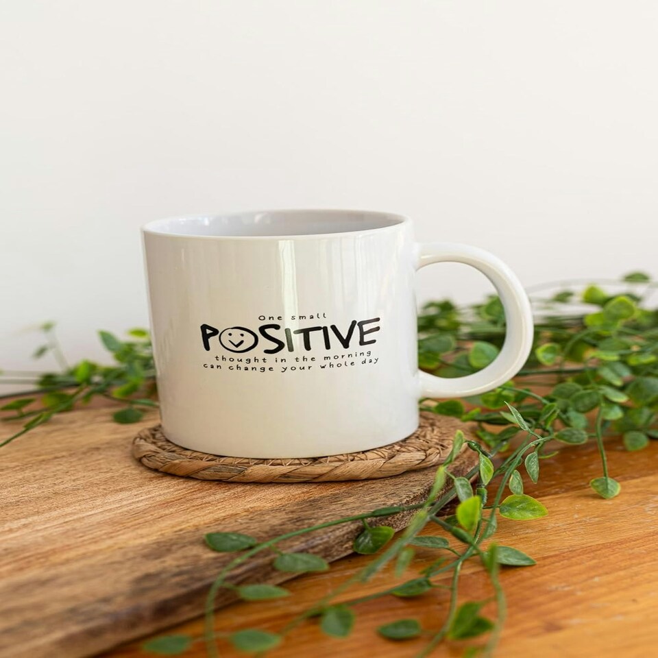 image 1 of Marco Paul Set of 4 Motivational Mugs White