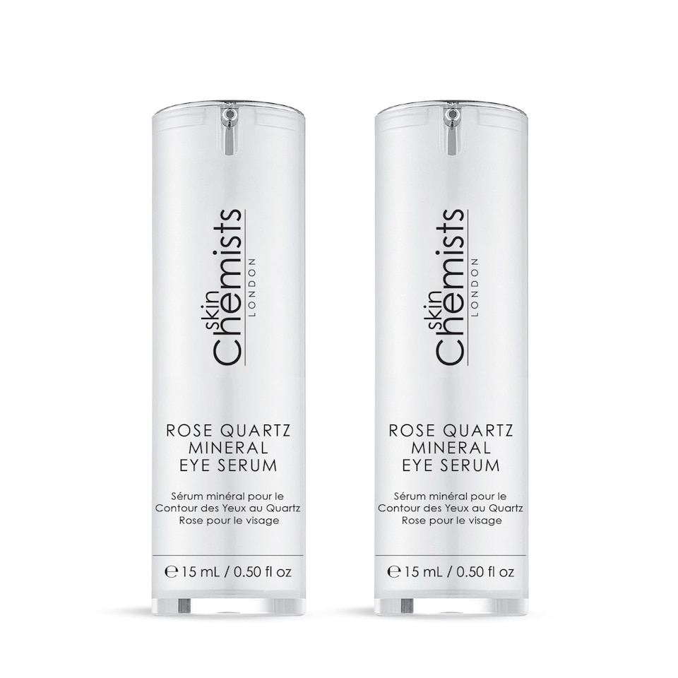 image 1 of skinChemists Rose Quartz Mineral Eye Serum 15ml x 2 Duo Set