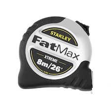 Stanley Hand Tools Fatmax Pro Pocket Tape - Multi Colour - 8m/26ft (Width 32mm)