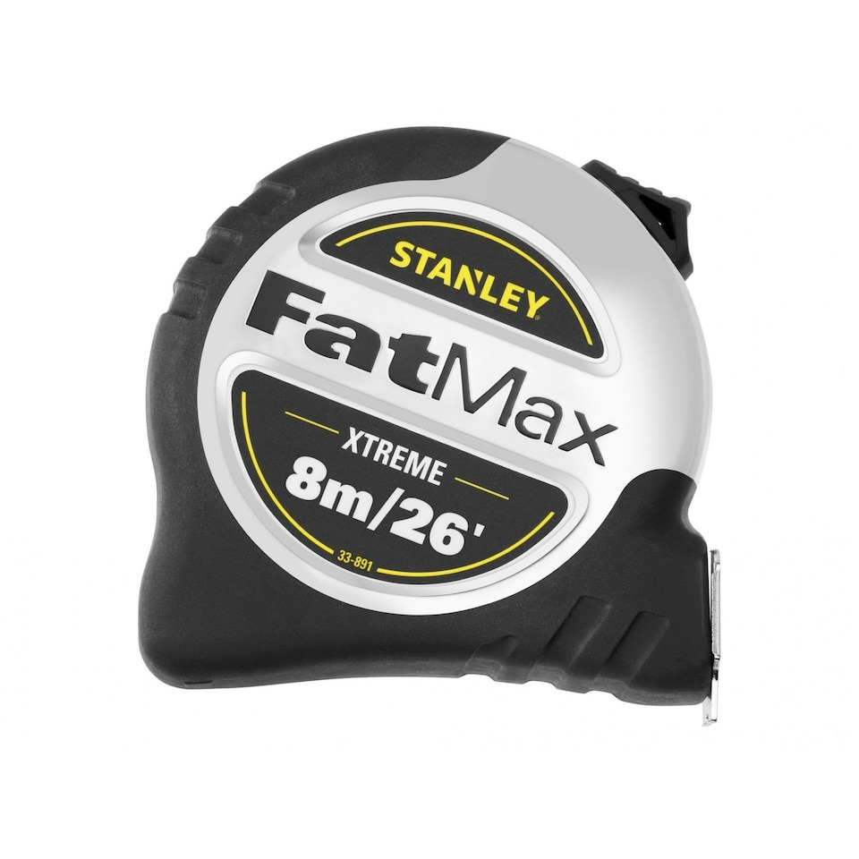 image 1 of Stanley Hand Tools Fatmax Pro Pocket Tape - Multi Colour - 8m/26ft (Width 32mm)