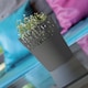 image 2 of Mini Plastic Flower Planter Pots - 183x160x160 cm | Grey | Grey & Set of 1 | 1