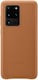 image 1 of Samsung Galaxy S20 Ultra Leather Cover Brown Case EF-VG988LAEG