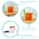 image 2 of Argon Tableware Glass Jam Jars with Lids - 90ml - Pack of 6