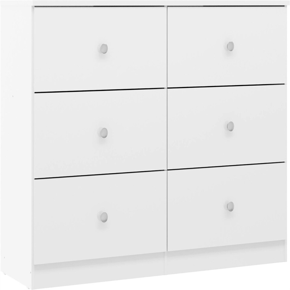 image 1 of Denver 6 Drawer Chest Grey