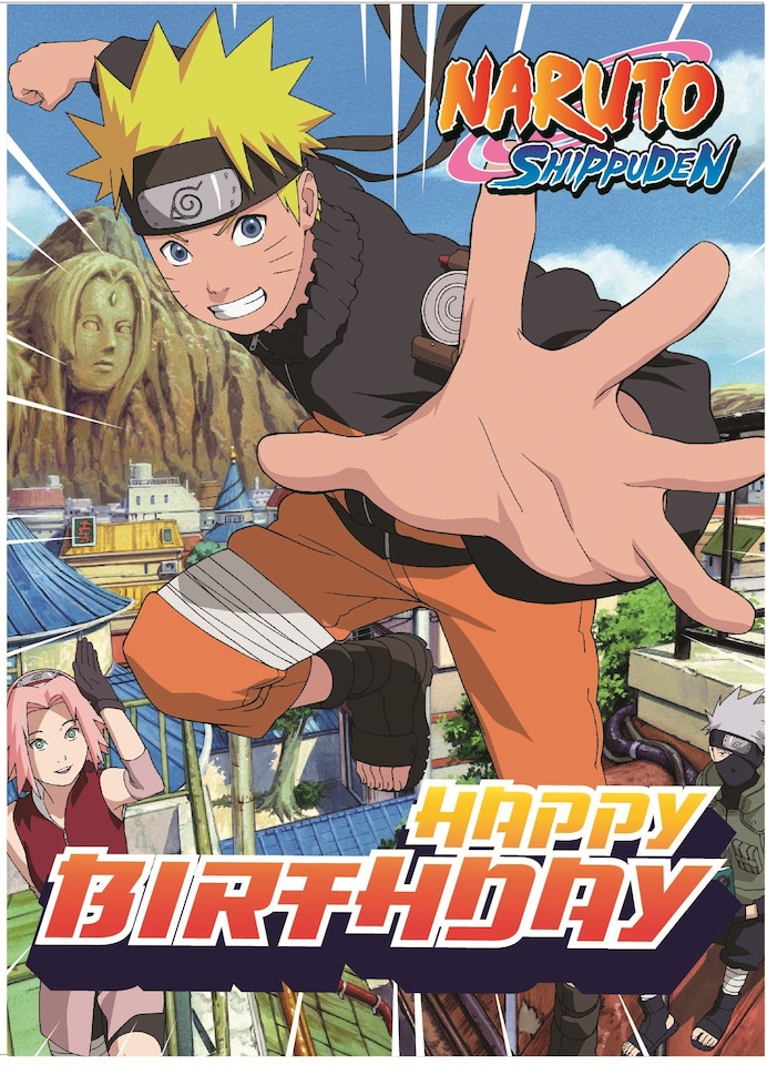 image 1 of Naruto Shippuden 'Happy Birthday' Card