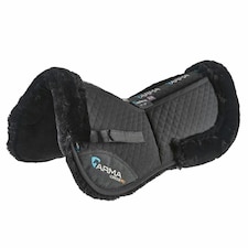 ARMA Corrective Lined Horse Half Pad - Black - 17in - 18in