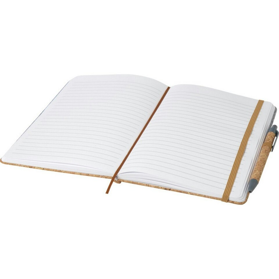 image 1 of Veronica Hard Cover A5 Notebook - Grey/Natural - One Size