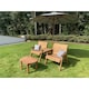 image 1 of Grand Twin Straight With Coffee Table, 2 x Scatter Cushion Grey & 1 x Parasol Grey & Base