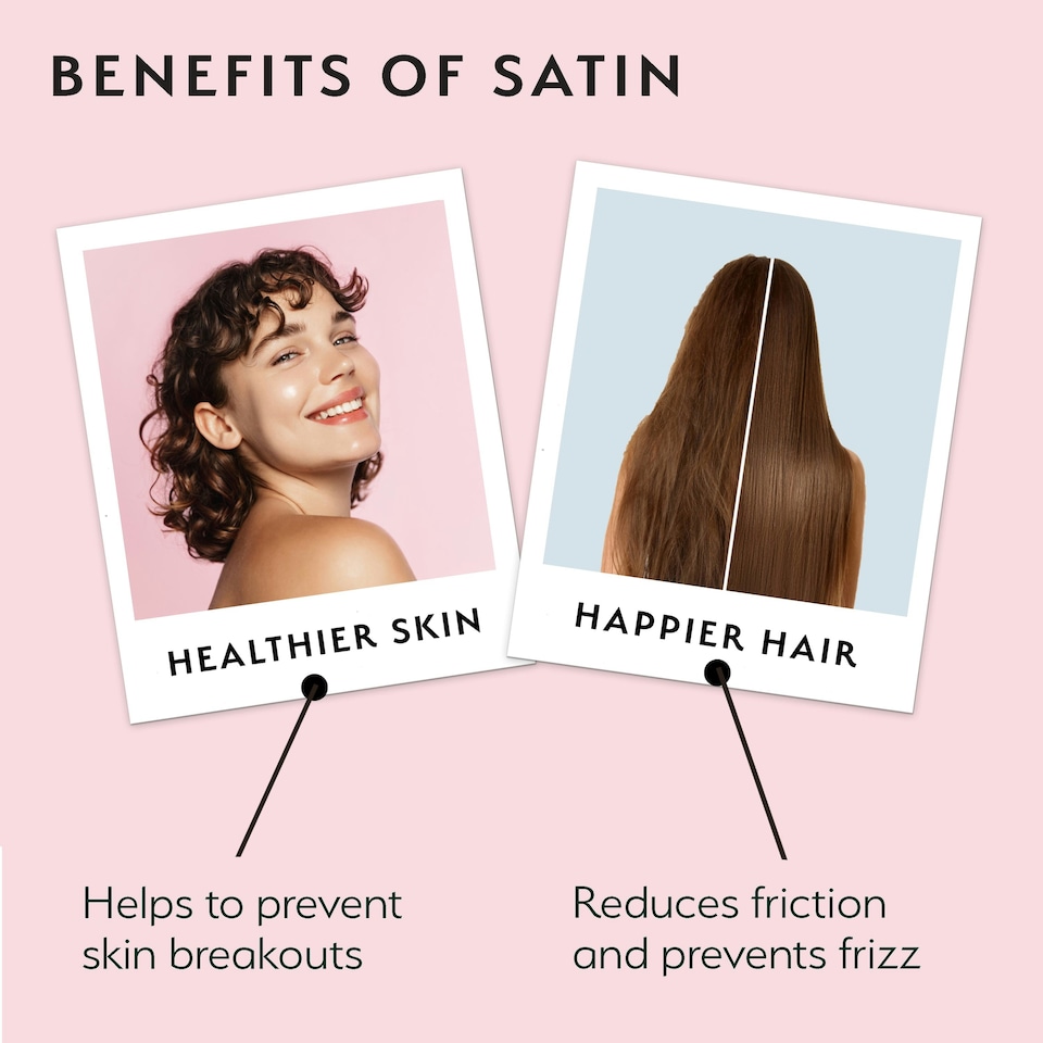 image 1 of Silver Cloud Silver Ion Infused Satin Pillowcase White