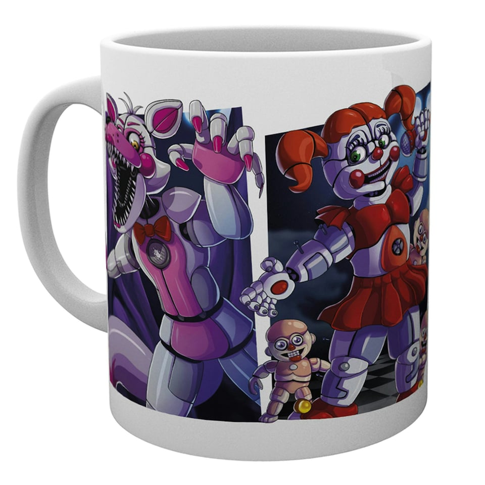 image 1 of Five Nights at Freddy's Sisters 320ml Ceramic Mug Multi