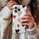 image 3 of Vintage Hearts Phone Case | Black | iPhone 15
Tough | iPhone 15
Tough