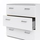 image 9 of Space Chest of 3 Drawers in White