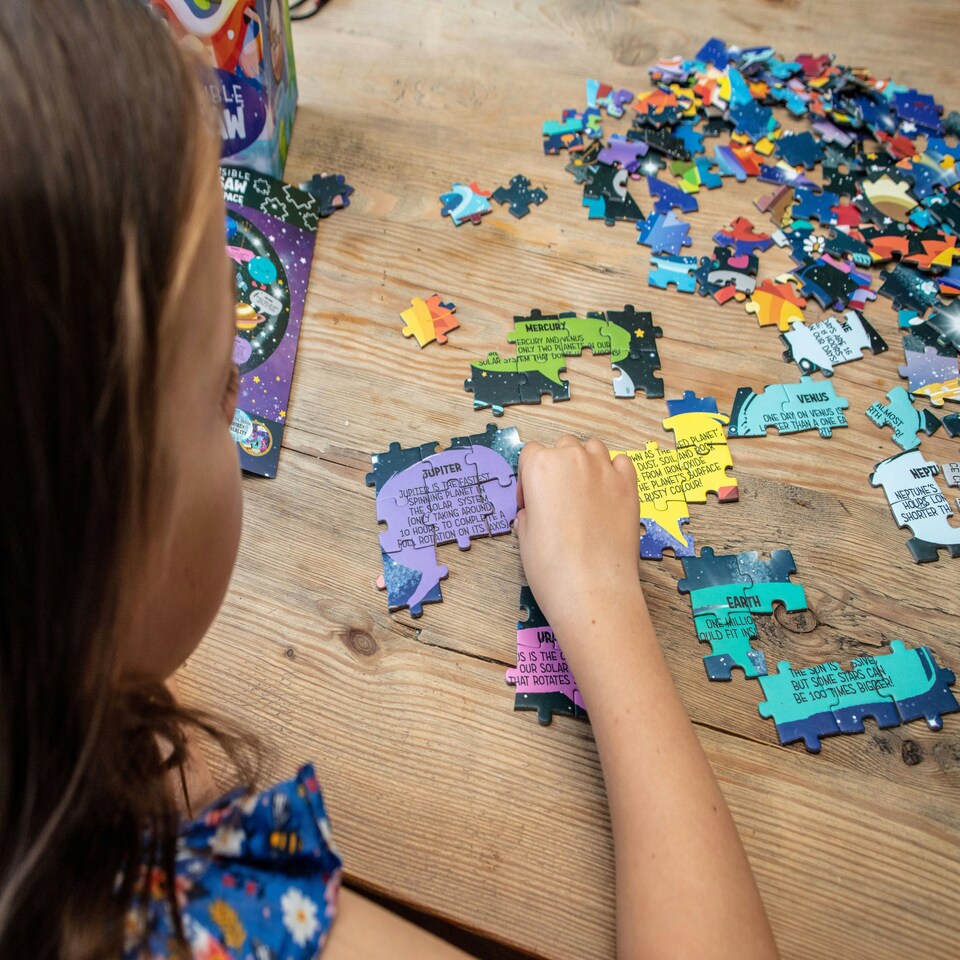 image 1 of Children's Reversible Jigsaws - Outer Space