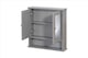 image 4 of Mirrored Bathroom Cabinet Grey