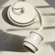 image 2 of CGC CASSIE Matt White 1.5m adjustable E27 Ceiling Pendant and Matching ceiling Rose White