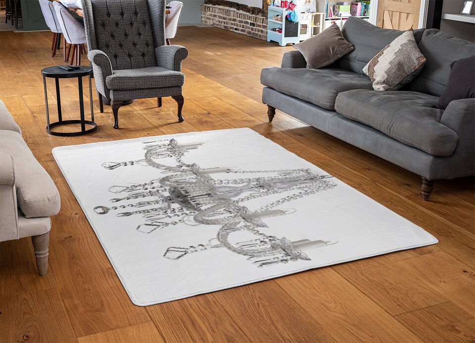 image 1 of Chandelier Designer Rug | Multi