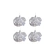 image 1 of Crystal 3 Tier Interlocking Lamp Shade 31cm - Grey | Grey | 4 - Grey | 4