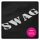 image 4 of Grandma Burglar Costume - Short Sleeve Top, Grey Bun Wig & Mask Black | L