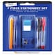 image 3 of 7 Piece Stationery Set - Back to School Pen Pencil Ruler Eraser Sharpener
