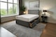 image 1 of Athens Plush Bed Set With Mattress, 2 Drawers Same Side & 24"Headboard