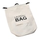 image 5 of Living and Home Adjustable Straps Laundry Backpack Bag, Portable Storage Clothes Bag | White