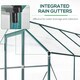 image 8 of Outsunny Walk-in Greenhouse Garden Polycarbonate Aluminium w/ Window