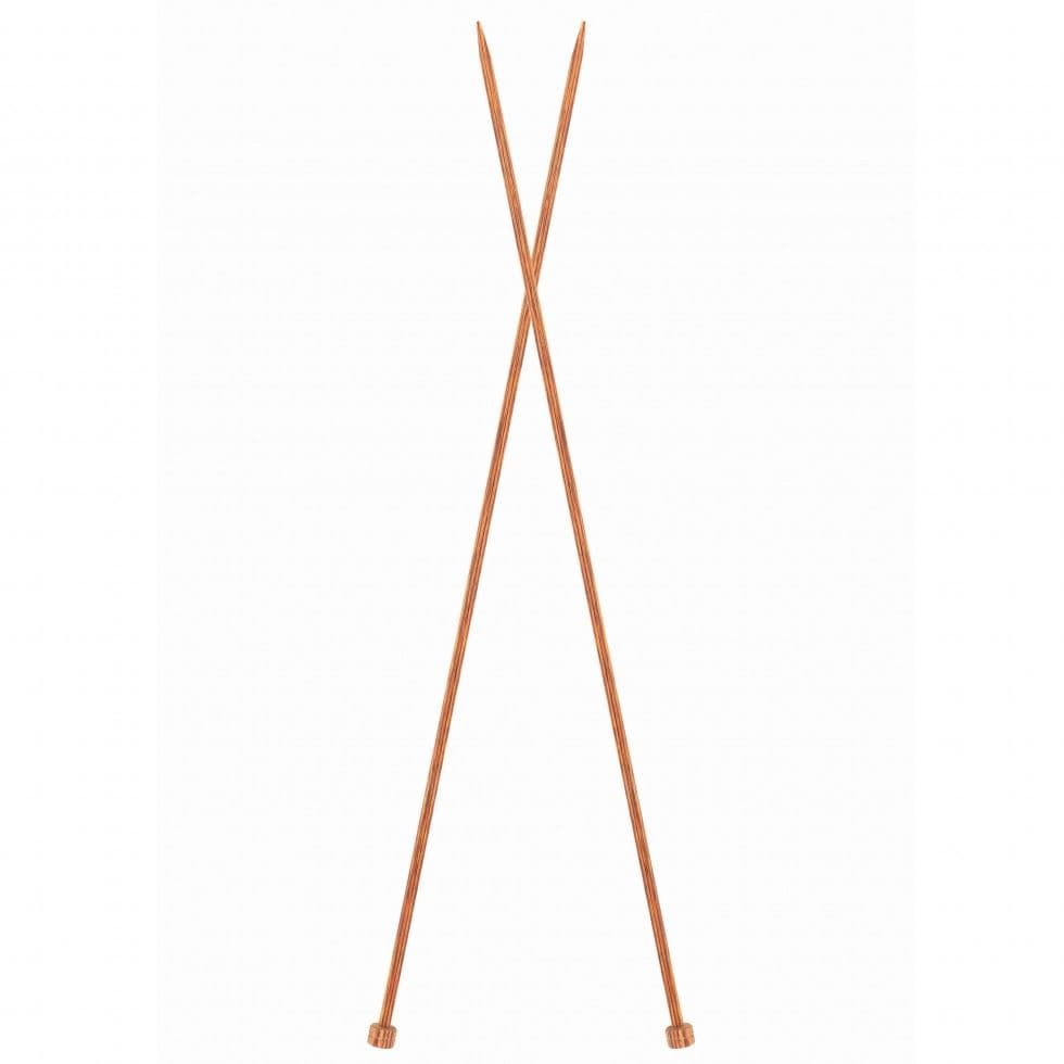 KnitPro GINGER SP 35X7.00 - Ginger: Knitting Pins: Single-Ended: 35cm x 7.00mm