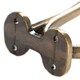 image 3 of Hammer & Tongs Flat Top Ball End Hat & Coat Hook - W35mm x H85mm - Brass