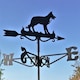 image 3 of Mini German Shepherd Weathervane - Steel - L39 x W39 x H56 cm - Black