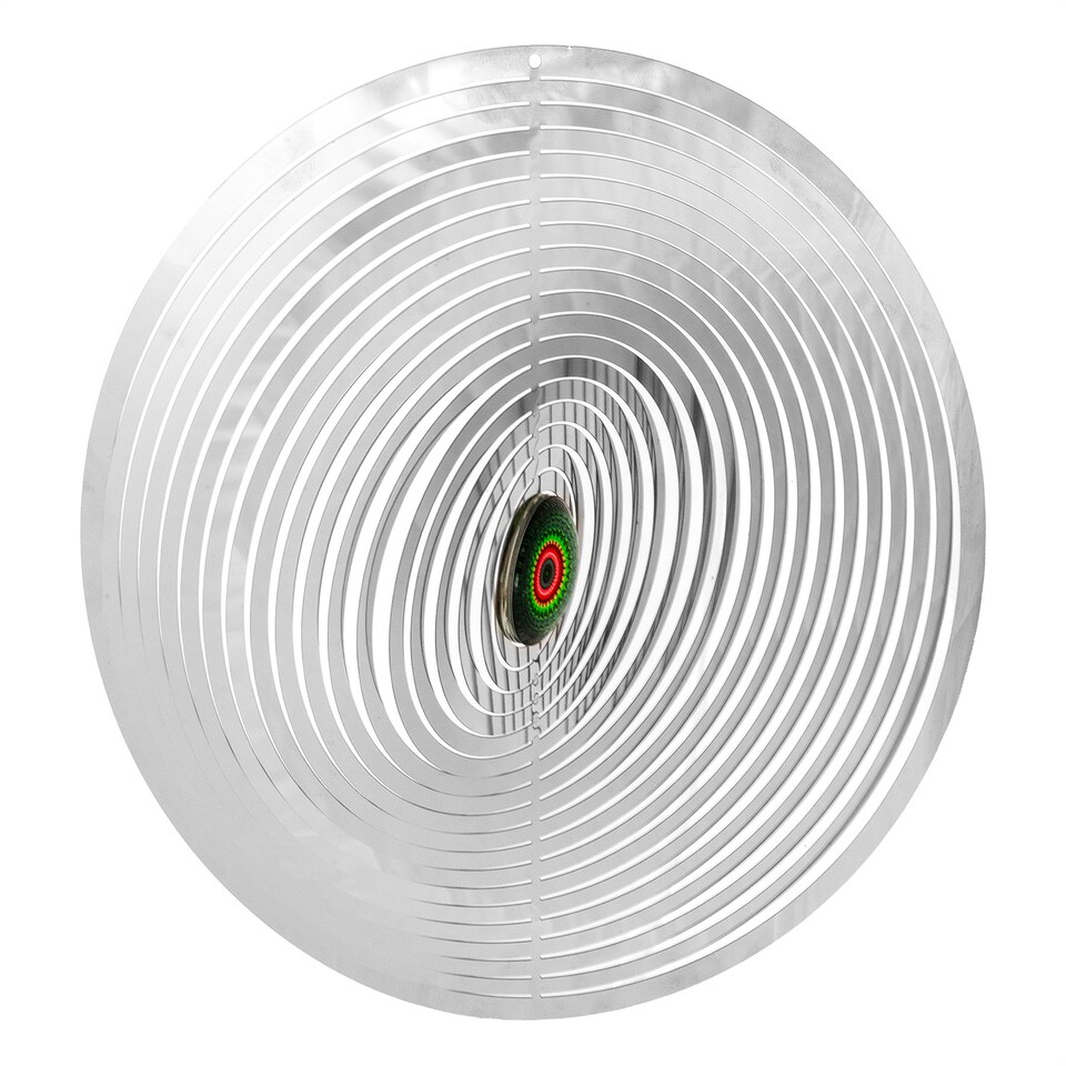 image 1 of Pisces Reflective Heron Pond Deterrent Spinner