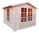 image 2 of Barnsdale 19 mm Log Cabin 8 x 8 Feet | Brown