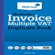 image 1 of Carbonless Duplicate Multiple VAT Invoice Book 8.25"x5" (210 x 127mm)