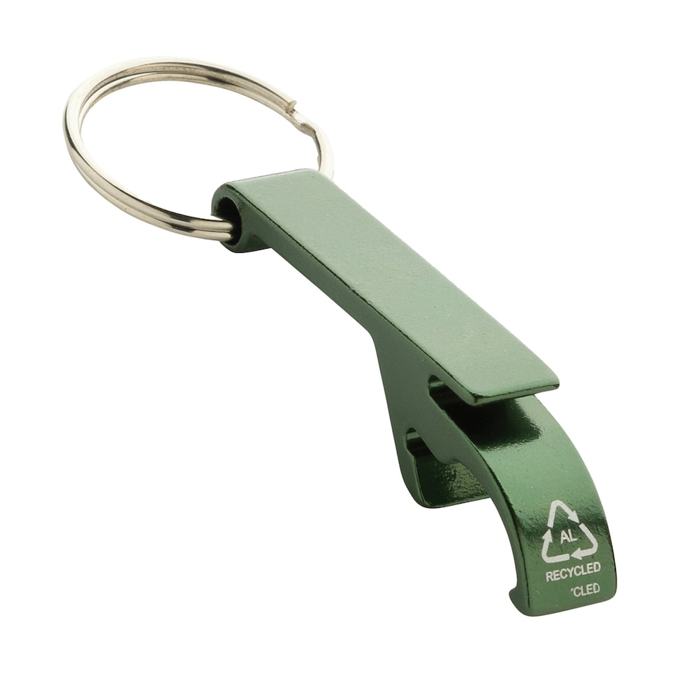 image 1 of XD Collection Recycled Aluminium Bottle Opener - Green - One Size