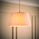 image 3 of ValueLights Aspen Large White Tapered Ceiling Lamp Shade | White